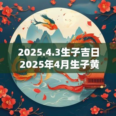 2025.4.3生子吉日 2025年4月生子黄道吉日一览表