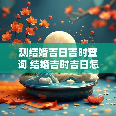 测结婚吉日吉时查询 结婚吉时吉日怎么测试最准 测结婚吉日吉时查询 结婚吉时吉日怎么测试最准