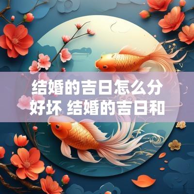 结婚的吉日怎么分好坏 结婚的吉日和时辰