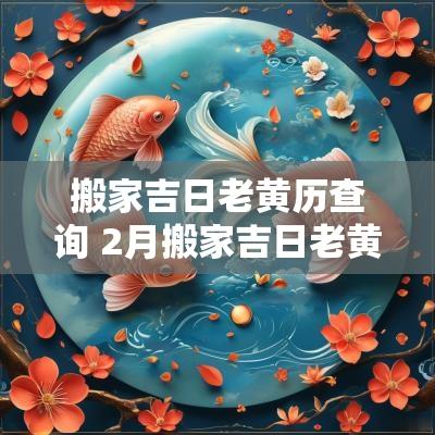 搬家吉日老黄历查询 2月搬家吉日老黄历