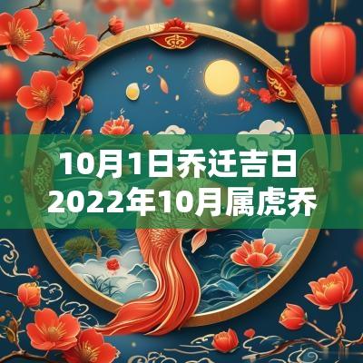 10月1日乔迁吉日 2025年10月属虎乔迁吉日