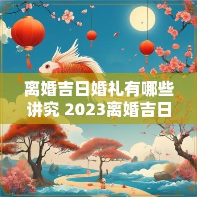 离婚吉日婚礼有哪些讲究 2025离婚吉日一览表