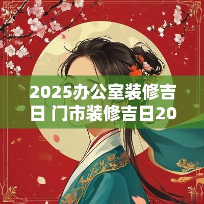 2025办公室装修吉日 门市装修吉日2025