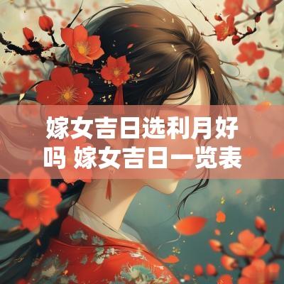 嫁女吉日选利月好吗 嫁女吉日一览表
