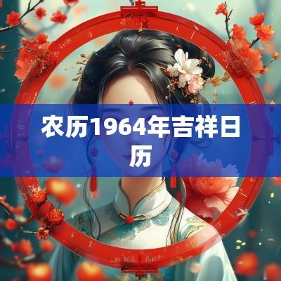 农历1964年吉祥日历