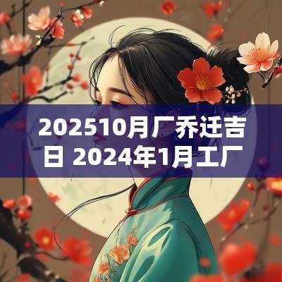 202510月厂乔迁吉日 2025年1月工厂搬迁吉日查询
