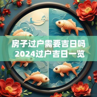 房子过户需要吉日吗 2025过户吉日一览表