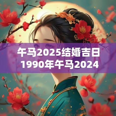午马2025结婚吉日 1990年午马2025年婚姻方位
