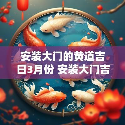 安装大门的黄道吉日3月份 安装大门吉日2025年