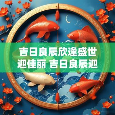 吉日良辰欣逢盛世迎佳丽 吉日良辰迎佳人对联