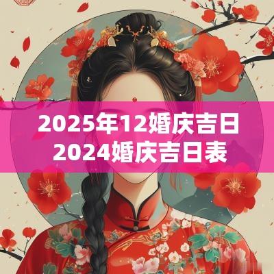 2025年12婚庆吉日 2025婚庆吉日表