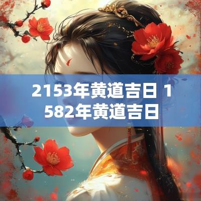 2153年黄道吉日 1582年黄道吉日