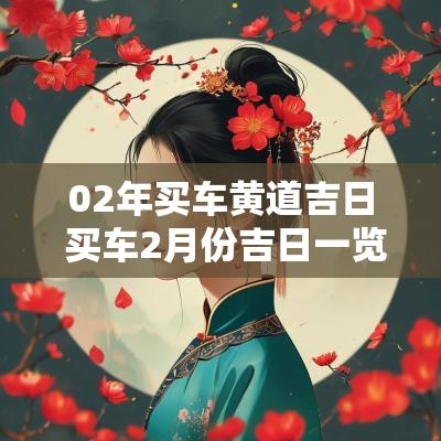 02年买车黄道吉日 买车2月份吉日一览表