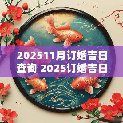 202511月订婚吉日查询 2025订婚吉日查询