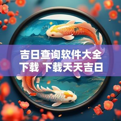 吉日查询软件大全下载 下载天天吉日查询软件免费