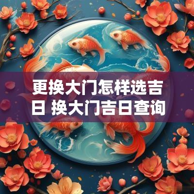 更换大门怎样选吉日 换大门吉日查询