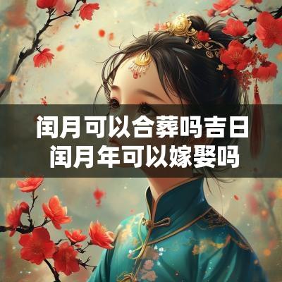 闰月可以合葬吗吉日 闰月年可以嫁娶吗