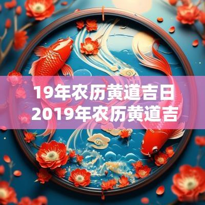 19年农历黄道吉日 2019年农历黄道吉日 19年农历黄道吉日 2019年农历黄道吉日