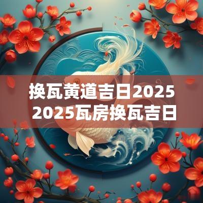 换瓦黄道吉日2025 2025瓦房换瓦吉日一览表