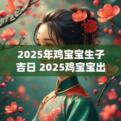 2025年鸡宝宝生子吉日 2025鸡宝宝出生吉日