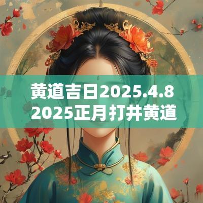 黄道吉日2025.4.8 2025正月打井黄道吉日