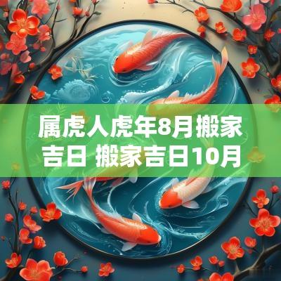 属虎人蛇年8月搬家吉日 搬家吉日10月属虎一览表
