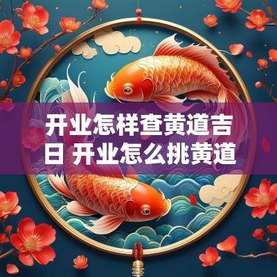 开业怎样查黄道吉日 开业怎么挑黄道吉日