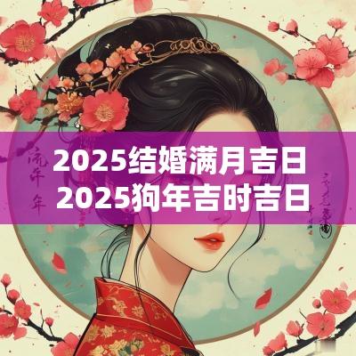 2025结婚满月吉日 2025狗年吉时吉日