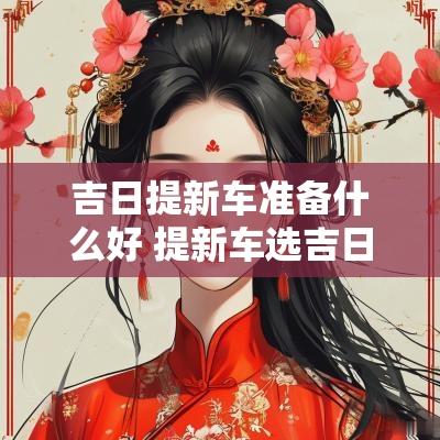 吉日提新车准备什么好 提新车选吉日吉时