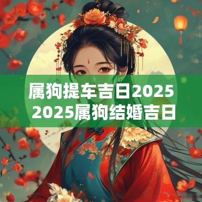 属狗提车吉日2025 2025属狗结婚吉日