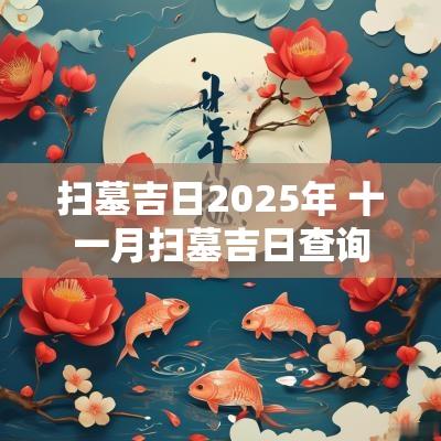 扫墓吉日2025年 十一月扫墓吉日查询