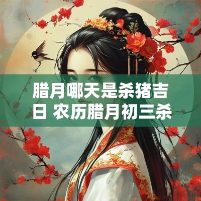 腊月哪天是杀猪吉日 农历腊月初三杀猪吉日吗