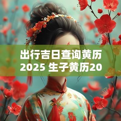 出行吉日查询黄历2025 生子黄历2025吉日查询