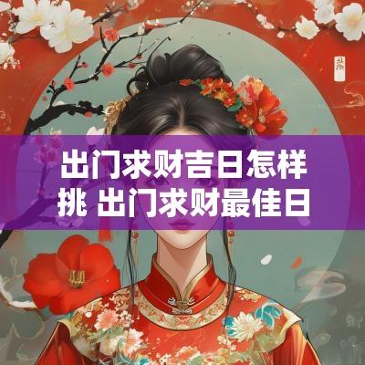 出门求财吉日怎样挑 出门求财最佳日期