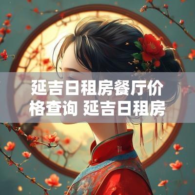 延吉日租房餐厅价格查询 延吉日租房宾馆价格