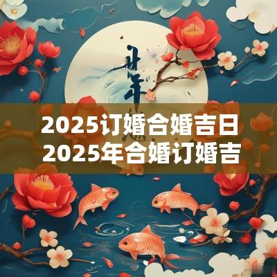 2025订婚合婚吉日 2025年合婚订婚吉日