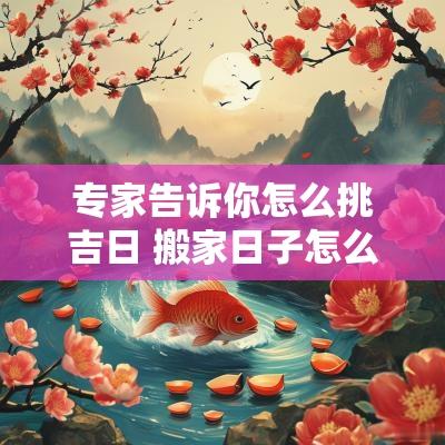 专家告诉你怎么挑吉日 搬家日子怎么挑吉日