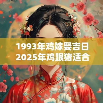 1993年鸡嫁娶吉日 2025年鸡跟猪适合嫁娶的上等吉日