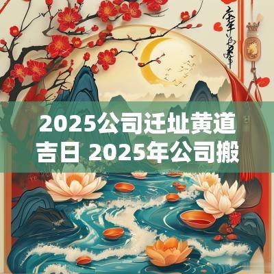 2025公司迁址黄道吉日 2025年公司搬迁吉日时间