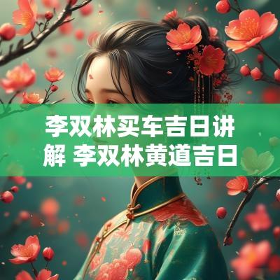 李双林买车吉日讲解 李双林黄道吉日