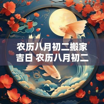 农历八月初二搬家吉日 农历八月初二搬家
