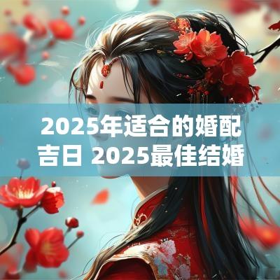 2025年适合的婚配吉日 2025最佳结婚吉日
