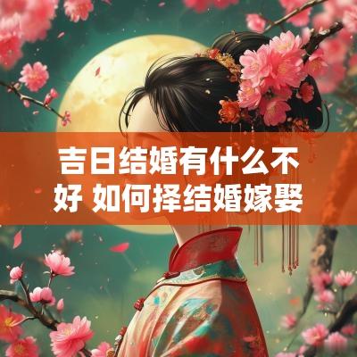 吉日结婚有什么不好 如何择结婚嫁娶吉日