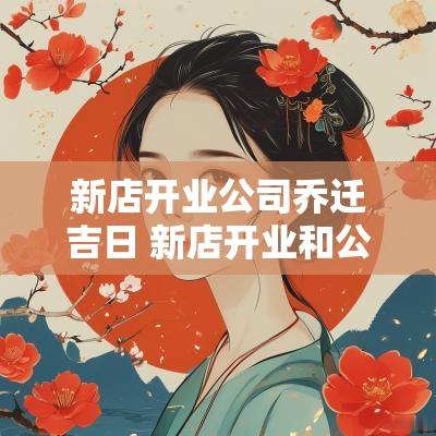 新店开业公司乔迁吉日 新店开业和公司乔迁双喜临门