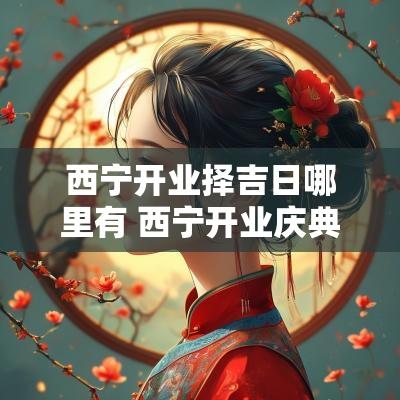 西宁开业择吉日哪里有 西宁开业庆典哪家好