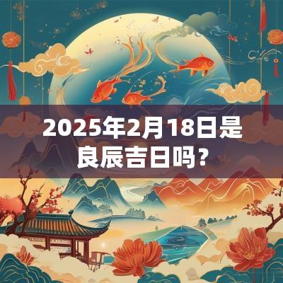 2025年2月18日是良辰吉日吗？