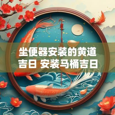 坐便器安装的黄道吉日 安装马桶吉日是清明么