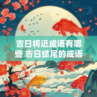 吉日将近成语有哪些 吉日结尾的成语