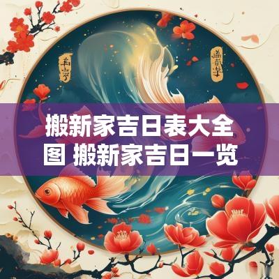 搬新家吉日表大全图 搬新家吉日一览表2025年