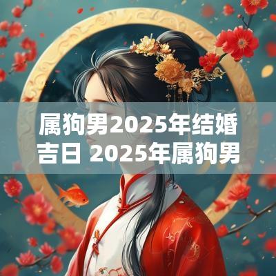 属狗男2025年结婚吉日 2025年属狗男结婚吉日查询表